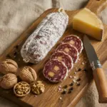 Französische Comté-Salami, luftgetrocknet